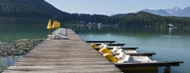 hauseigener Steg am Klopeinersee FeWo Mori