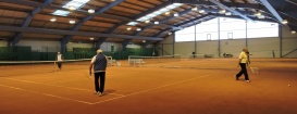 Tennishalle Mori mit 3 Plätzen (Teppich-Granulat)